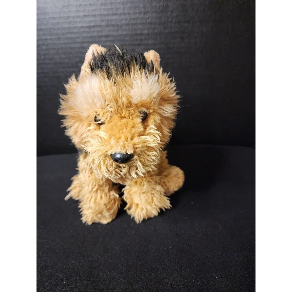 Webkinz Yorkshire Terrier Plush Ganz Tan Black Yorkie Dog Stuffed Animal NO CODE